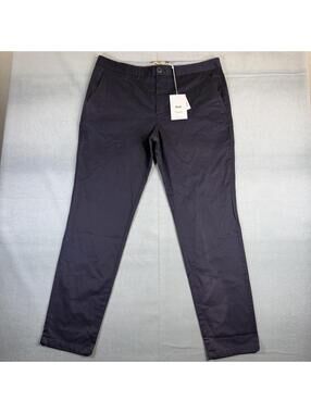Perk Feel Good Chino Pants Mens 40x34 Navy Blue Slim Fit Stretch NWT